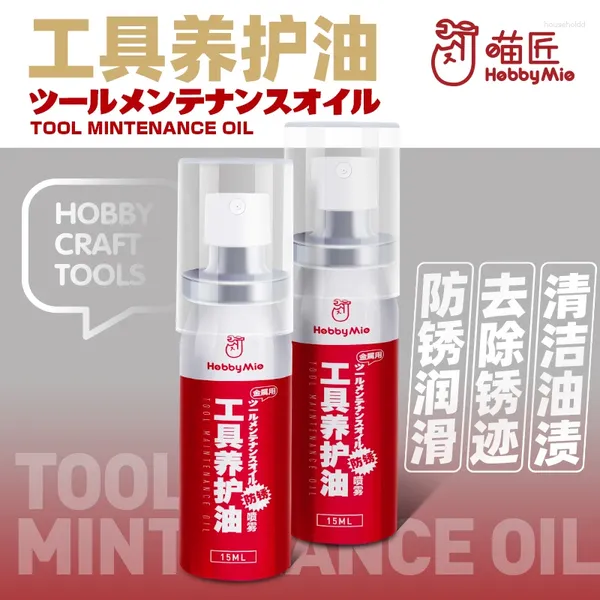 Set di utensili manuali professionali Hobby Mio 15ml Olio per manutenzione Antiruggine Rimozione ruggine manuale per pinze da taglio Manutenzione del modello