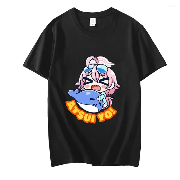 Homens camisetas Azul Arquivo AtsuiYo Camiseta Homens Manga Curta Marca de Moda Na Moda Casais Roupas Tees Unisex Roupas Personalizadas Originalidade