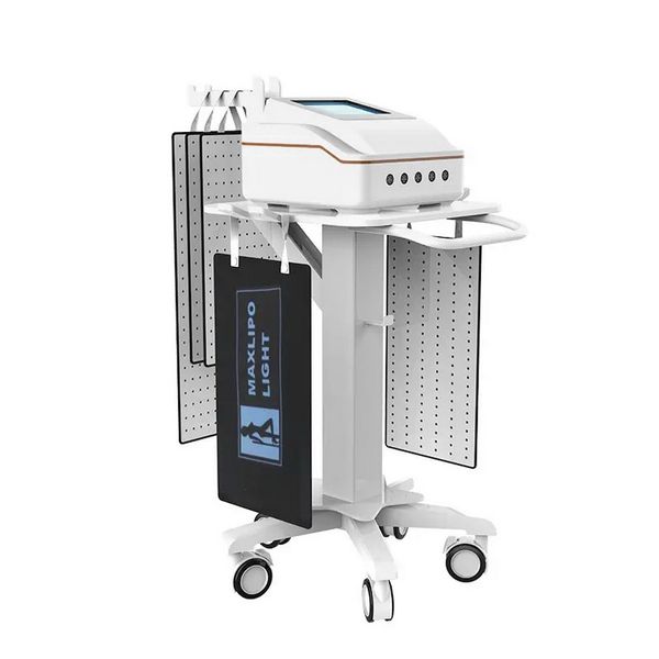 5D MaxLipo Lipo Laser Macchina dimagrante 650nm 940nm Lipolaser a diodi con 5 cinture di trattamento Rimodellamento del corpo a dissoluzione rapida dei grassi