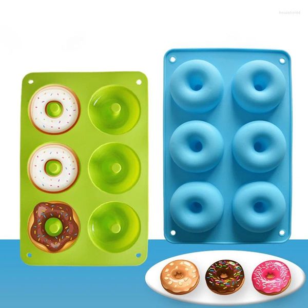 Backformen Donut Mold Home DIY Silikon Bäckerei Pan Dekoration Form Antihaft Handgemachte Dessert Molde Küche Werkzeuge