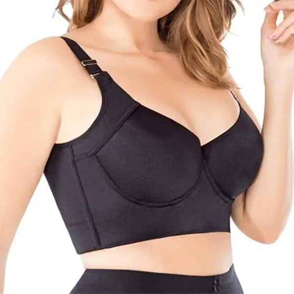 Reggiseni da donna Reggiseno a coppa profonda Nascondi biancheria intima grassa sulla schiena Shpaer Incorporated Copertura totale Plus Size Push Up