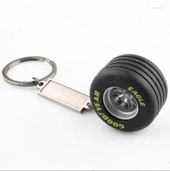 Chaveiros para Renault Keychain Roda 1 PC Metal Pneu Carro Hub Chaveiro Modelo Jóias F1 Fãs