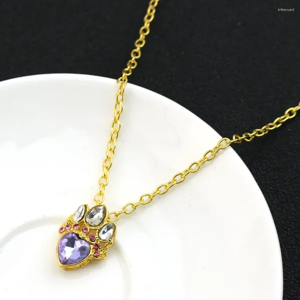 Anhänger Halsketten Rapunzel Krone Charm Halskette für Frauen Mädchen vergoldet Prinzessin Hochzeit Schmuck Accessoires Geschenk