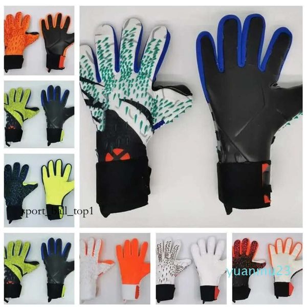 Luvas 22 New Falcon Goleiro Futebol Pulseira Goleiro Luvas Profissional Adulto Látex Respirável Durável Sem Dedo Guarda 810