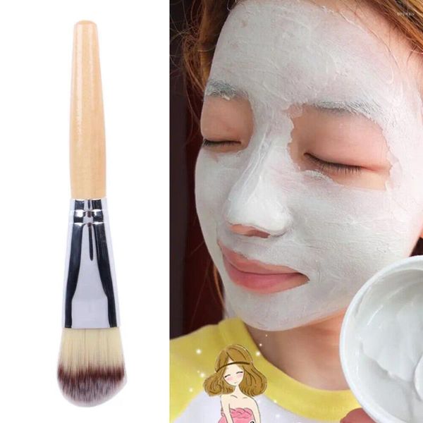 Pincéis de maquiagem 1 pc escova de máscara facial profissional lama facial mistura de pele cuidados de beleza ferramenta cosmética atacado