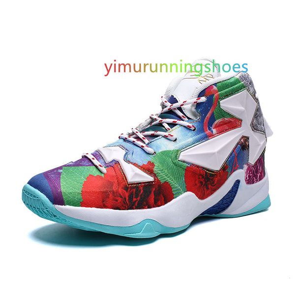 Scarpe da basket di nuova marca Uomo Donna Sport di fascia alta Ammortizzazione Hombre Uomo atletico Scarpe comode Sneakers nere L42