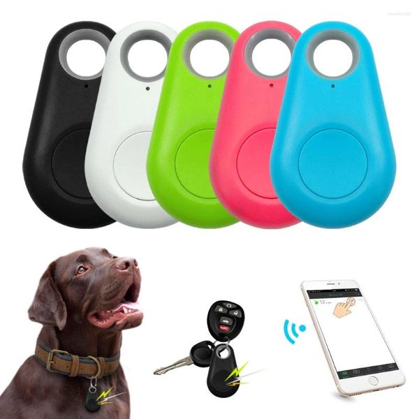 Vestuário para cães Pet GPS Tracker Mini Anti-Lost À Prova D 'Água Bluetooth Localizador Tracer para Cat Kid Carro Carteira Chave Colar Acessórios