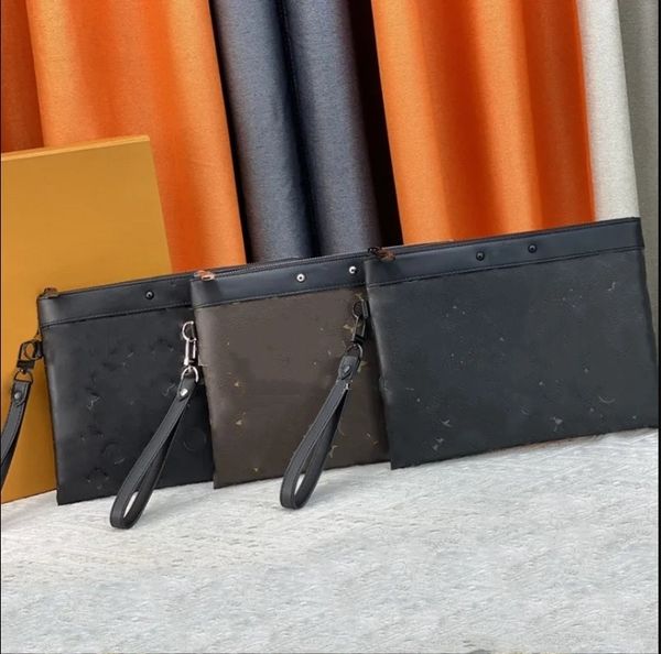 Borsa di design di alta qualità da uomo di grande capacità, quindi borsa a mano Camera con vista Borsa in pelle stampata portafoglio multifunzione borsa per carte M81848 in rilievo Alta qualità