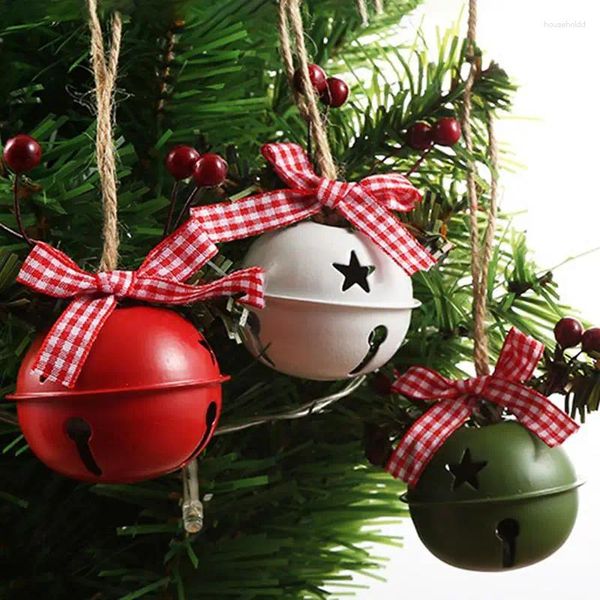Fontes de festa Natal Bell Ornament Tree Pendurado Pingente para decoração de casa