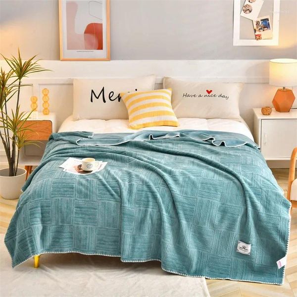 Decken Peter Khanun Milchsamt-Kühldecke, leichte Sommerdecke für Bett und Couch, gemütlich weich, für alle Jahreszeiten geeignet