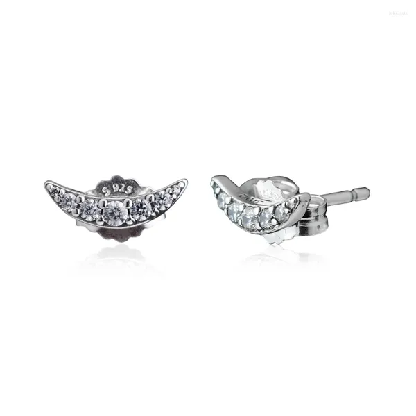 Ohrstecker CKK R Light Ohrring für Damen Sterling Silber 925 Schmuck Pendientes Ohrringe Earing Brincos Aretes