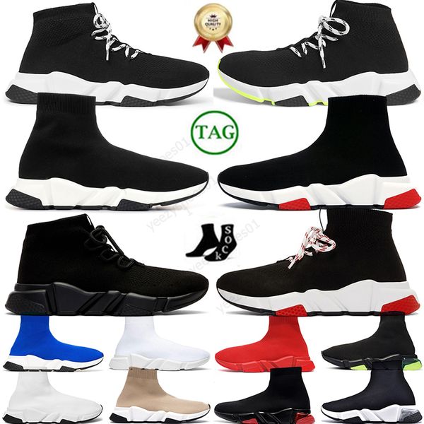 Walking Paris Runner Platform Calzini Scarpe Boost Speed Trainer Lace Up Triple Nero Bianco Uomo Donna Outdoor Jogging Designer Mocassini Taglia EUR36-45