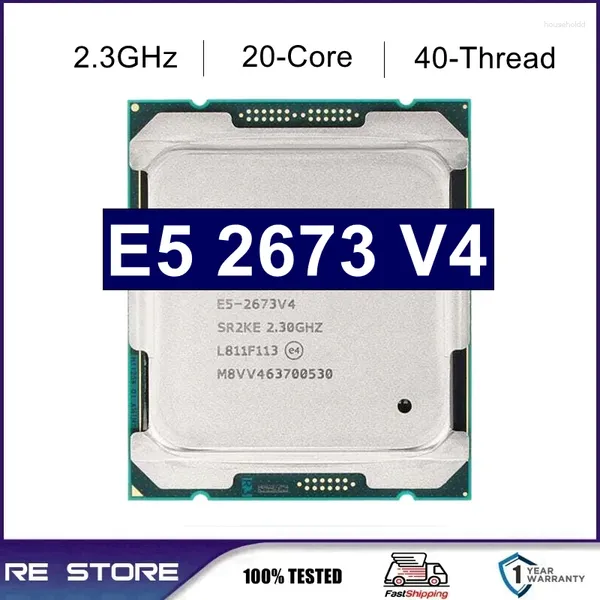 Anakartlar kullanılan Xeon E5 2673 V4 İşlemci SR2KE 2.3GHZ 20 Çekirdek 135W Socket LGA 2011-3 CPU 2673V4