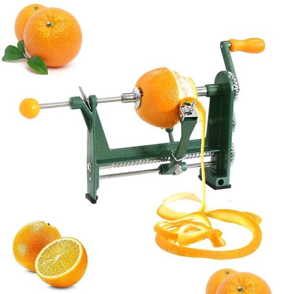 Utensili per frutta e verdura Manuale per la casa Mela Arancia Patate Verdure Pelapatate rotante Hine Mtifunction Utensile da cucina in acciaio inossidabile Dhv5P