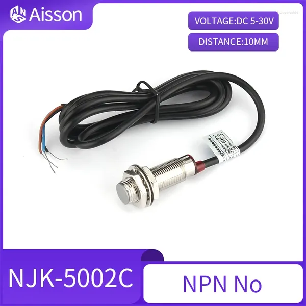 Smart Home Control Hall Sensor Proximity Approach Switch NPN Normalmente Aberto Três Fios Ímã Indução Capacitiva DC 5V-30V 10mm NJK 5002C