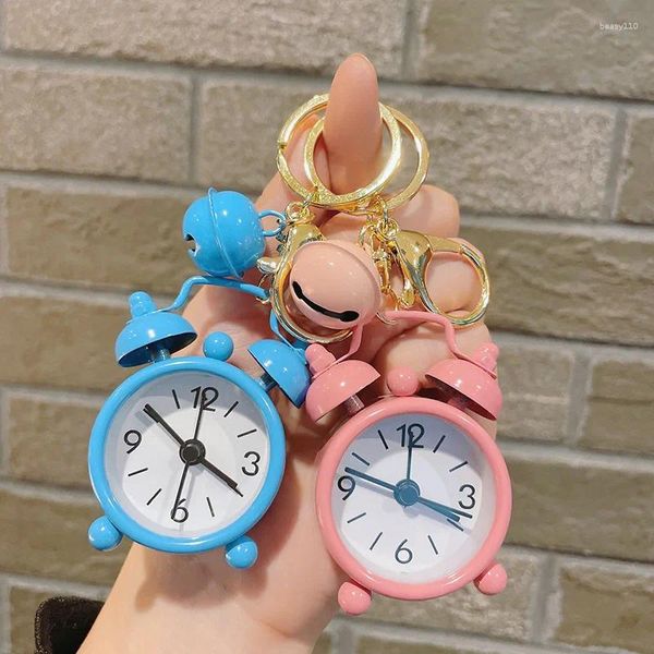 Keychains Creative Mini Alarm ChainChain Kichain Requintado Função Pingente Chave de Casal Decoração de Pacote Pequeno Presente