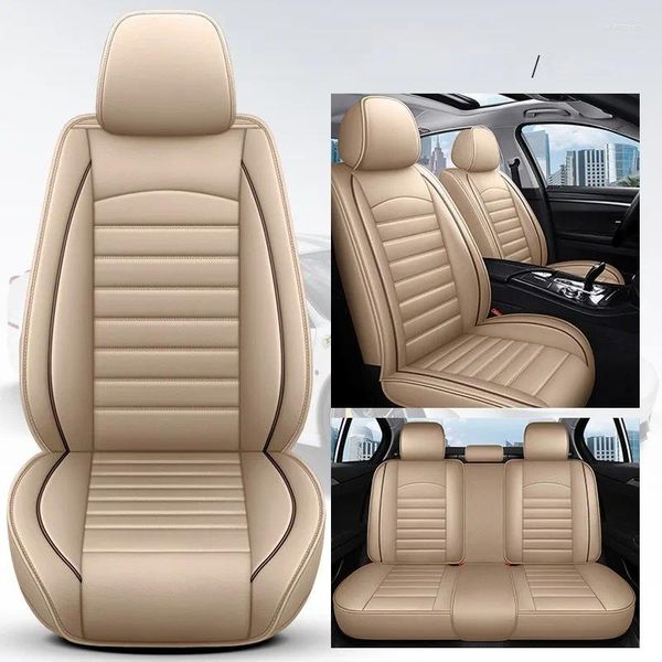 Чехлы на автомобильные сиденья, универсальный кожаный чехол «все включено» для Citroen C5 C2 C3-XR C3 C4 C6 C8 DS3 DS5 DS7 DS4, защита автоаксессуаров