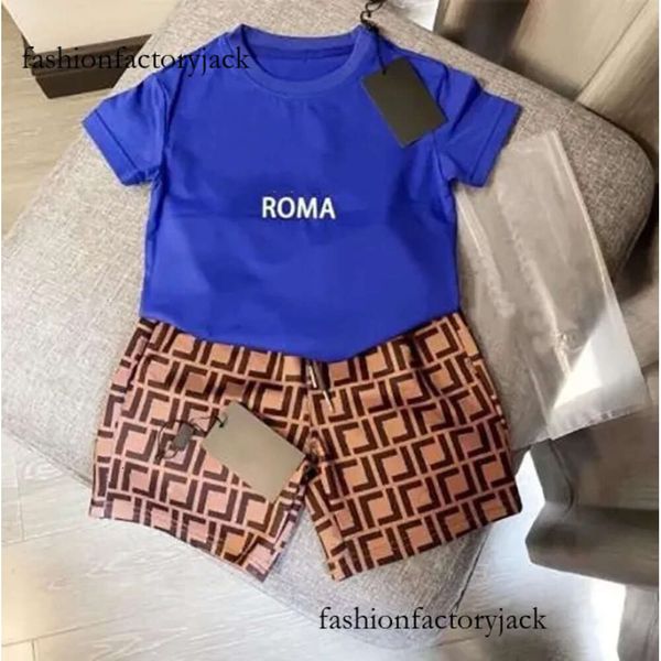 Designer Kinder Kleidung Sets Klassische Marke Baby Mädchen Kleidung Anzüge Mode Brief Rock Kleid Anzug Kinder Kleidung 7 Farben hohe Qualität