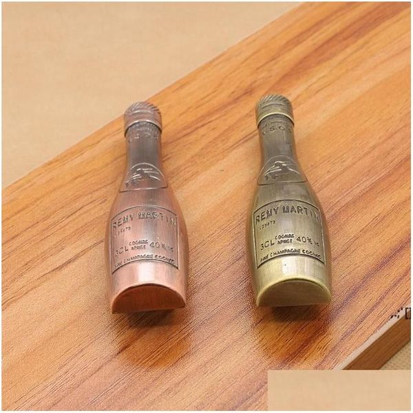 Alças puxa liga vintage garrafa de vinho forma porta armário botão der pl lidar com cozinha guarda-roupa botões de hardware llb12592 gota deliv dh0hz