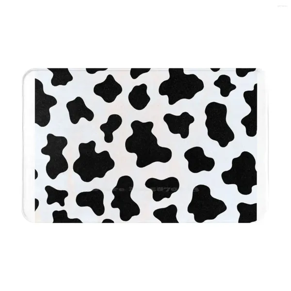 Tappeti Mucca Stampa 3D Articoli per la casa Tappetino Tappeto Tappeto Rilievo del piede Animale Zebra Leopardo Estetico Cartoon Nero Bianco B W Felice Rosso