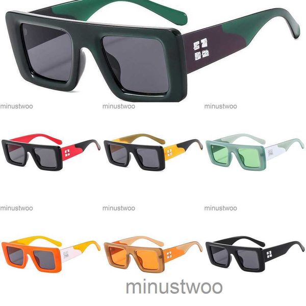 Designer 2024 Neue Off-Herren-Sonnenbrille OERI008 Offs Weiße Mode-Luxus-Herren- und Damen-Sonnenbrille Beliebte hohe Qualität Blockieren Sie Licht und ultraviolette Strahlen mit Box D VA