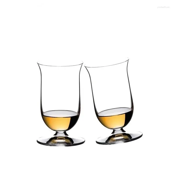 Copos de vinho Benchmark Austria Design Whisky Glass Uva específica de cristal de sabor de cristal Sommelier Malt Whisky Cup Drop