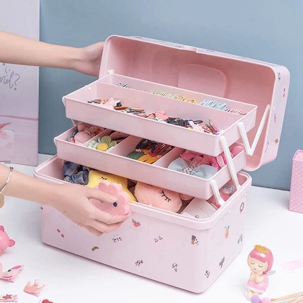 Tragbare Haar-Accessoires-Aufbewahrungsbox, Baby-Kopf, Seil, Haarnadel, Gummiband, Schmuck, Dressing, Schmucketui, Liebling, Schlafzimmer-Organizer 240130