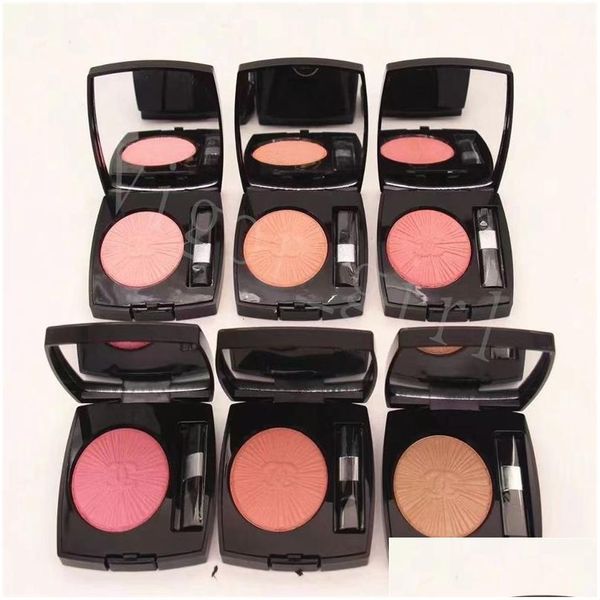 Blush 2022 New B Girl Face Beauty Cosmetics Langlebige natürliche Harmonie De Harmony 0,38 Unzen Nettogewicht 11G mit Pinsel und 6 Farbtropfen Otefg