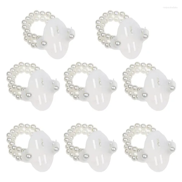 Charm-Armbänder, 8 Stück, handgefertigt, elastisches Perlen-Corsage-Armband, DIY-Blumendekor für Braut, Strand