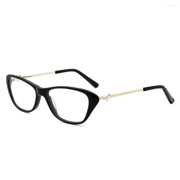 Óculos de sol quadros JQW-1711 óculos ópticos óculos acetato homens mulheres quadro de alta qualidade estilo de moda lente limpa design clássico óculos