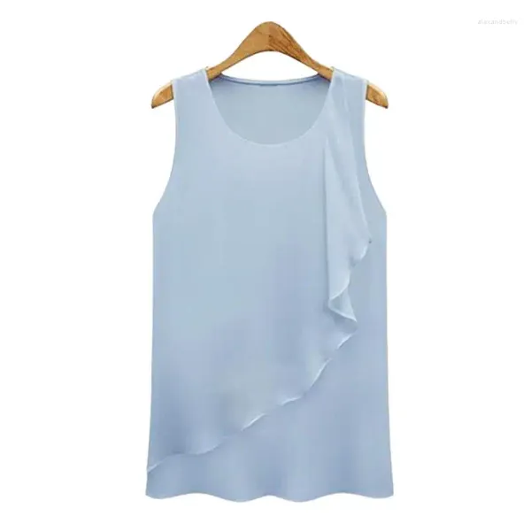 Frauen Blusen 2024 Sommer Damen Mode Casual Tank Tops Frauen Ärmellose Sexy Lose Top Weste Camis Bluse