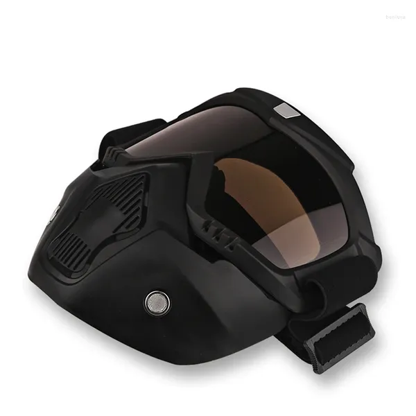 Capacetes de motocicleta à prova de vento ciclismo equitação motocross óculos de sol esqui snowboard máscara óculos capacete tático máscaras