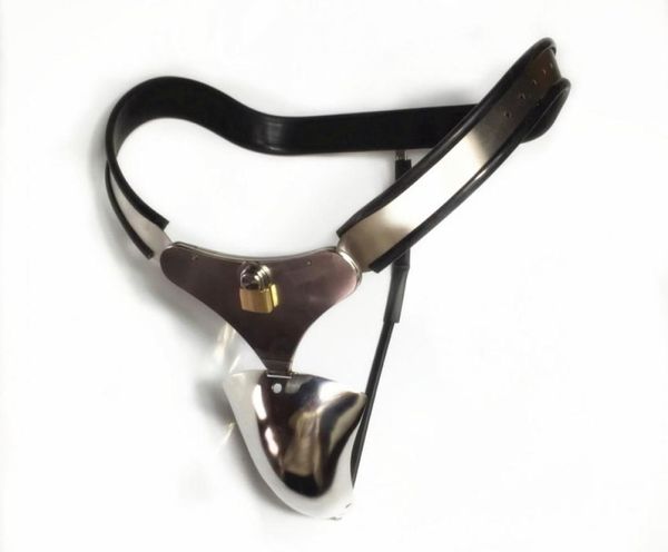 Dispositivo regolabile maschile in acciaio inossidabile Cintura per gallo BDSM Blocco per pene SM Uomo Bondage Sex Toys9980108