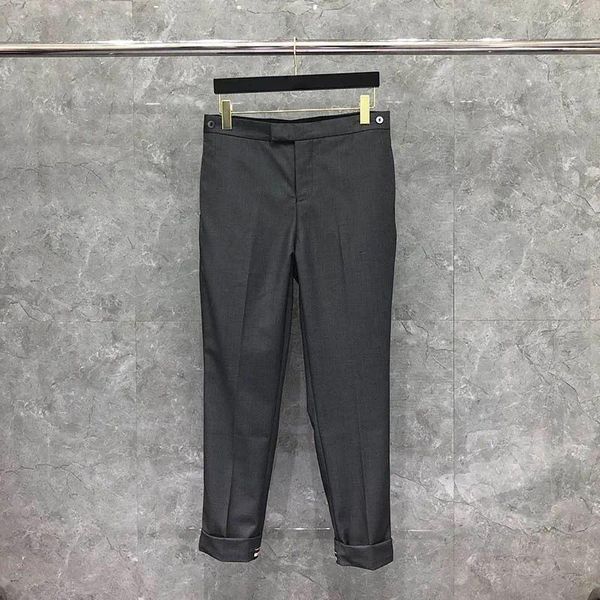 Abiti da uomo Pantaloni alla moda 2024 Abito di arrivo Pantaloni formali di marca di moda Classico casual da lavoro Grigio