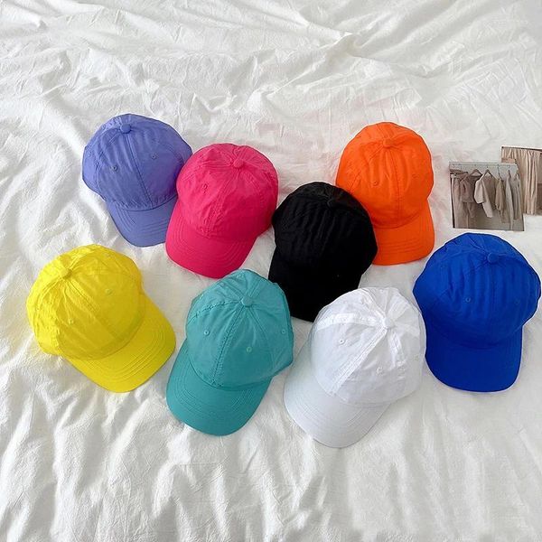 Cappellini da baseball 2024 Logo personalizzato nero vuoto Cappelli di snapback per bambini ad asciugatura rapida Ragazzi Ragazze Casquette Enfant Bambini Baseball