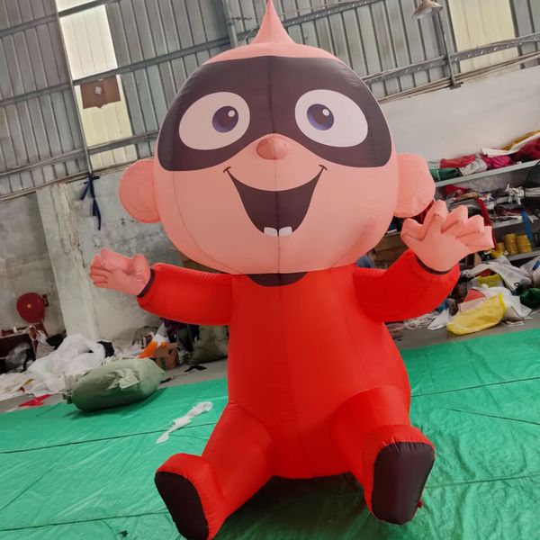 Großhandelsschönes rotes 6m 20ft riesiges aufblasbares Baby-Cartoon-kundenspezifisches Modell für Außenwerbung