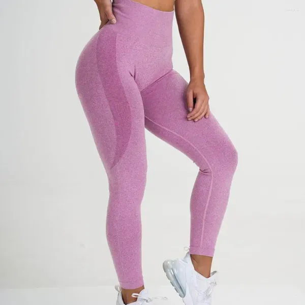 Pantaloni da donna Yoga a vita alta per il controllo della pancia BuLifting Leggings sportivi da jogging elasticizzati attillati