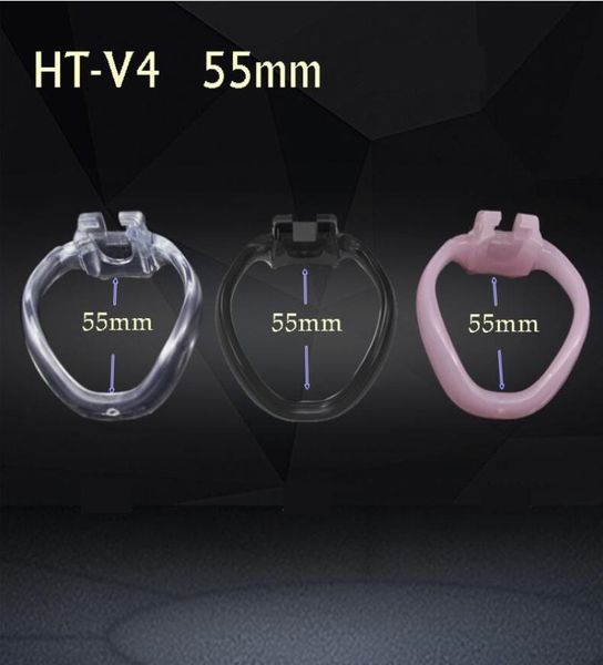 Anello per pene più grande da 55 mm solo per dispositivo HT-V4 Set in resina Keuschheitsgurtel Cock Cage Bondage Belt Lock Fetish giocattolo adulto del sesso 3 colori9976196