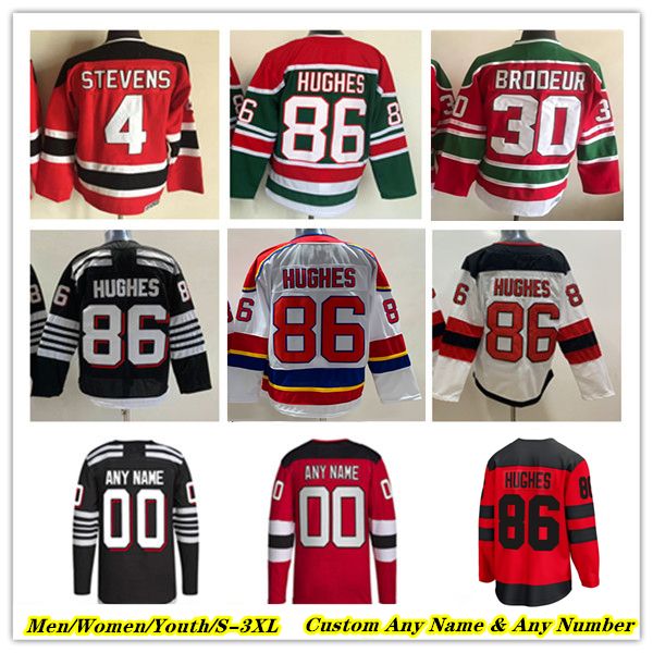 2024 Stadyum Serisi Hokey Jersey Luke Jack Hughes Jesper Bratt Nico Hischier Dougie Hamilton Tyler Toffoli Erik Haula Ondrej Palat Martin Brodeur Meier NJ Şeytan Kid