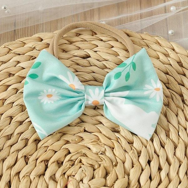 Mädchen Kleider Säugling Baby Mädchen Strampler Kleid Ostern Gänseblümchen Druck Kurzarm Bowknot Bodys Sommer Kleidung Mit Stirnband