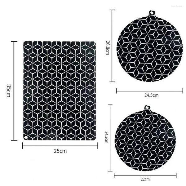 Tapetes de mesa Almofada de silicone Fácil de limpar Tapete de fogão por indução Resistente a altas temperaturas e protetor de arranhões