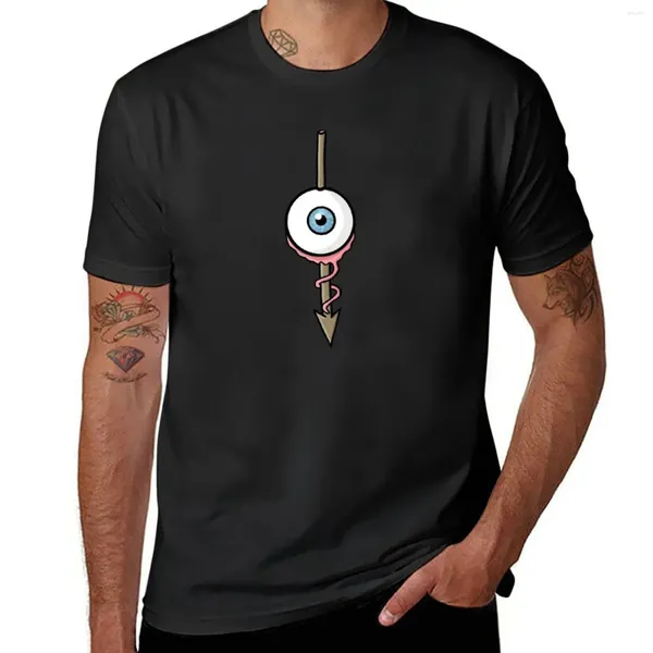 Regatas masculinas Neversoft Eye Cartoon T-shirt Suor Verão Kawaii Roupas Mens Camisetas Gráficas Engraçadas