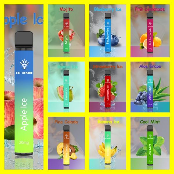 ORIGINAL EB DESIRE Vape Pen Legal TPD puff 800 flex plus 7000 7K 9K 10K 12K puff Pod descartável POCO 10000 550mAh 510 Bateria Vapes BC600 BC800 BC5000 BC12000 Pods Style