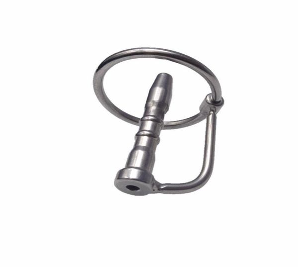 Dispositivos Cateter Uretral Som Super Curto Metal Penis Plug Inserção Jogar Aço Inoxidável Prazer CBT Sex Toys XCXA0017005283