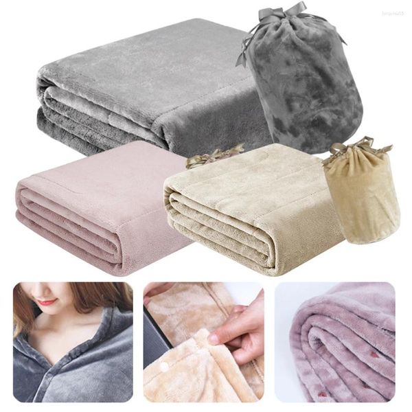 Cobertores Cobertor elétrico máquina lavável colchão multiuso aquecimento aquecedor wearable para escritório em casa ao ar livre