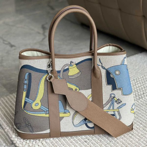 Ayna Kalite Bahçe Çantası Kadın Çanta Tasarımcı Tote Buck Bags El yapımı lüks tasarımcı çantalar klasik moda deri ve deri cüzdan çantaları