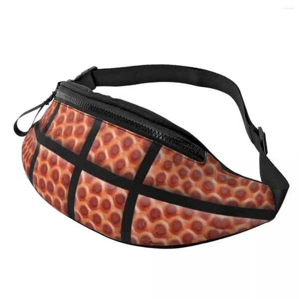 Bel çantaları serin basketbol deri tasarım fanny paketi koşu erkekler için kadın sporcu hediye crossbody çanta telefon para torbası