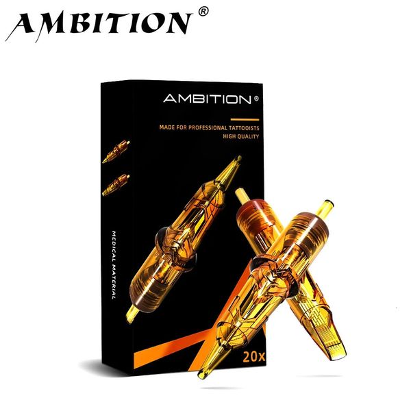 Cartuccia per tatuaggio Ambition Glory Mix Needle 0.25mm 0.3mm 0.35mm Round Liner Shader Magnum Aghi per tatuaggio 1rl 3rl 5rl 7rm 9rm 13rm 240122