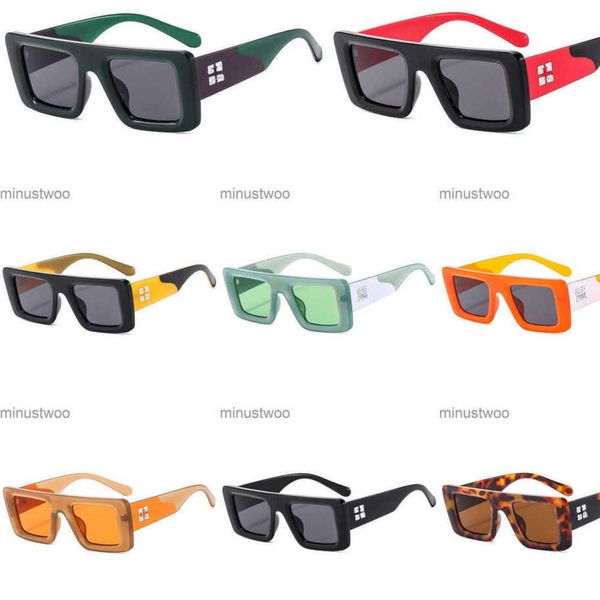 OFF Mens Womens Sunglasses Designer Top óculos de sol de alta qualidade na moda preto casual allmatch fullframe óculos para férias dirigindo UV400 cinto de proteção UTID