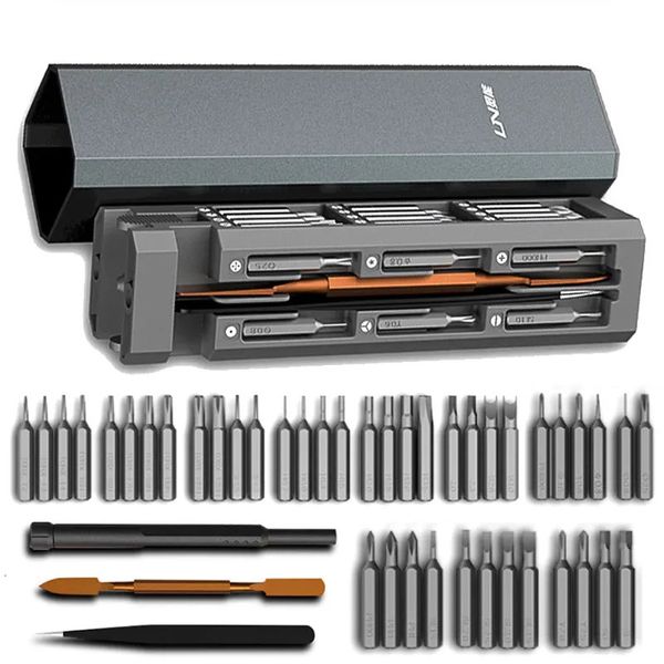 Set di cacciaviti 3246 in 1 Punte per cacciavite magnetico Set di cacciaviti esagonali Torx Set di strumenti di riparazione PC per telefono di precisione Strumento manuale 240131